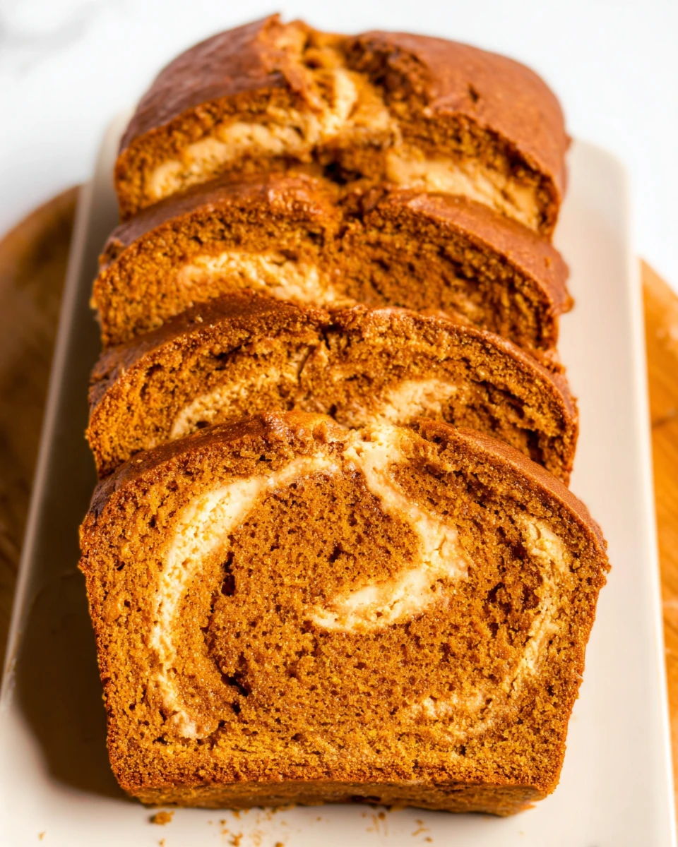Pumpkin Cream Cheese Bread