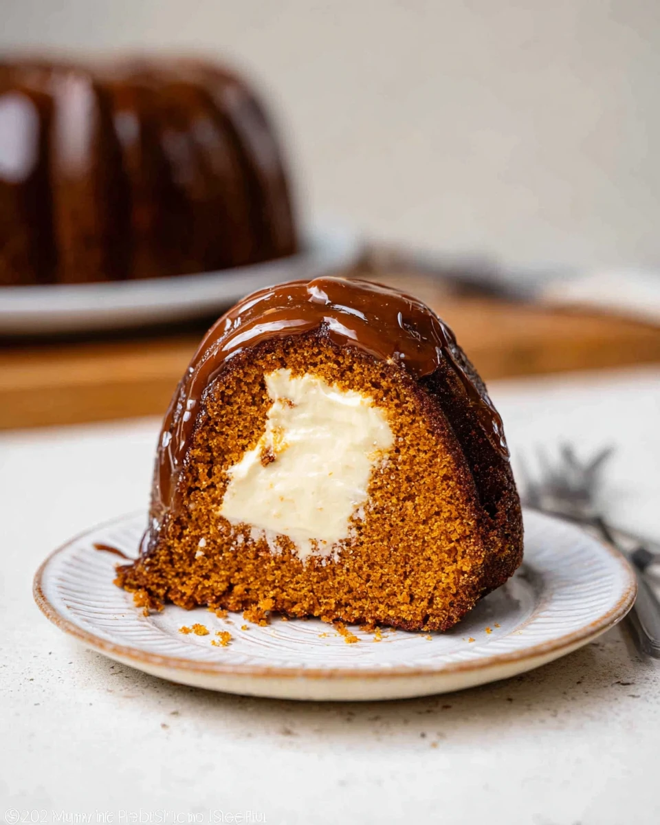 Pumpkin Cream Cheese Bundt Cake