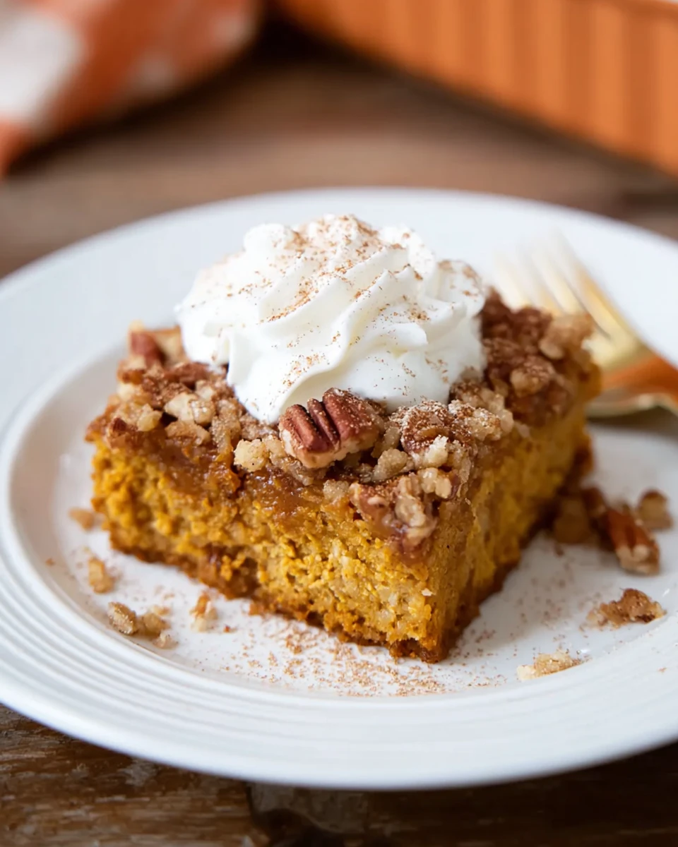 Pumpkin Crunch Cake