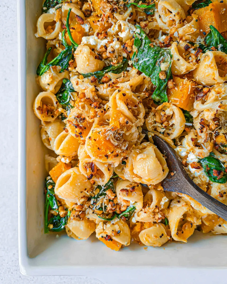 Pumpkin Feta Pasta