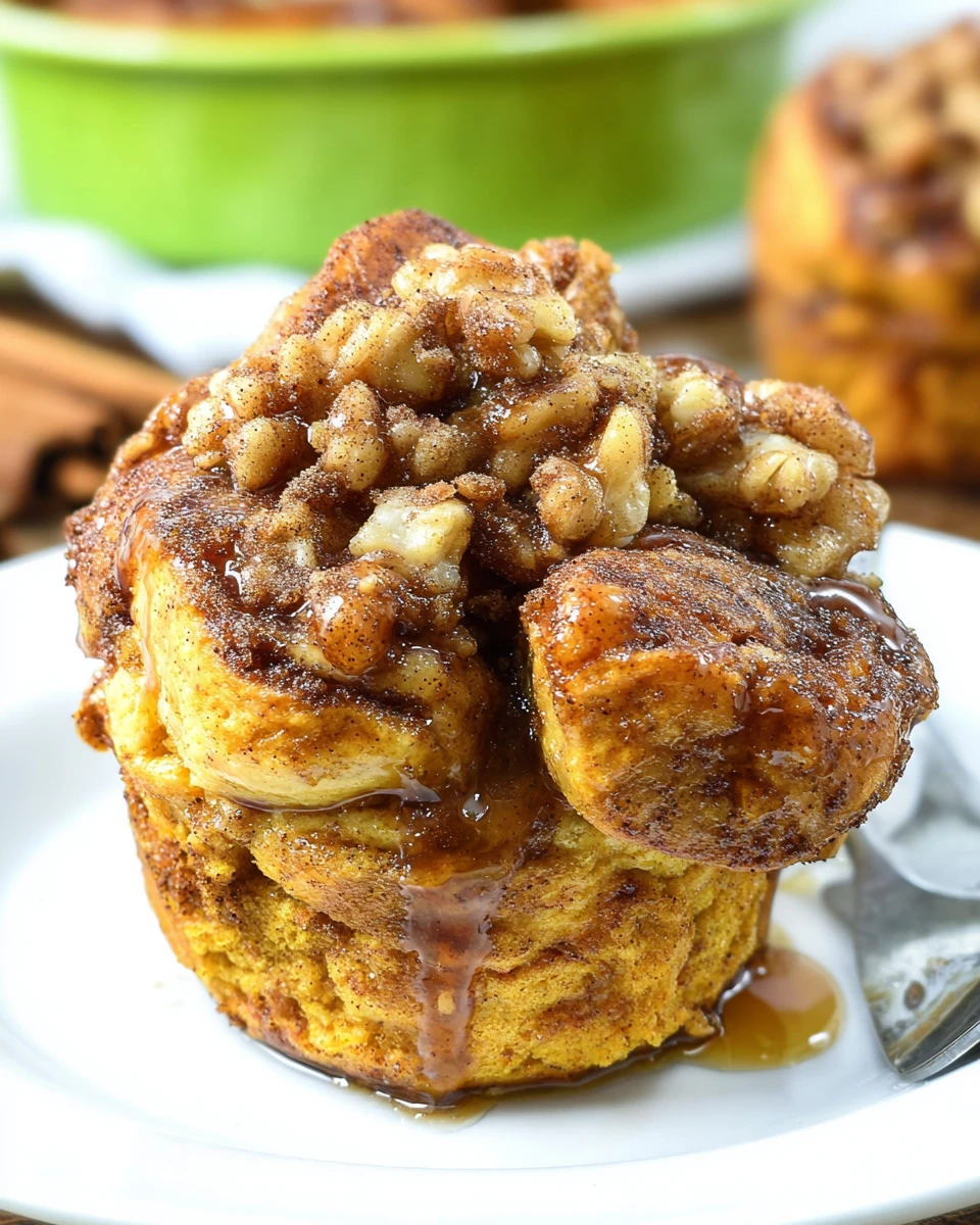 Pumpkin French Toast Muffins
