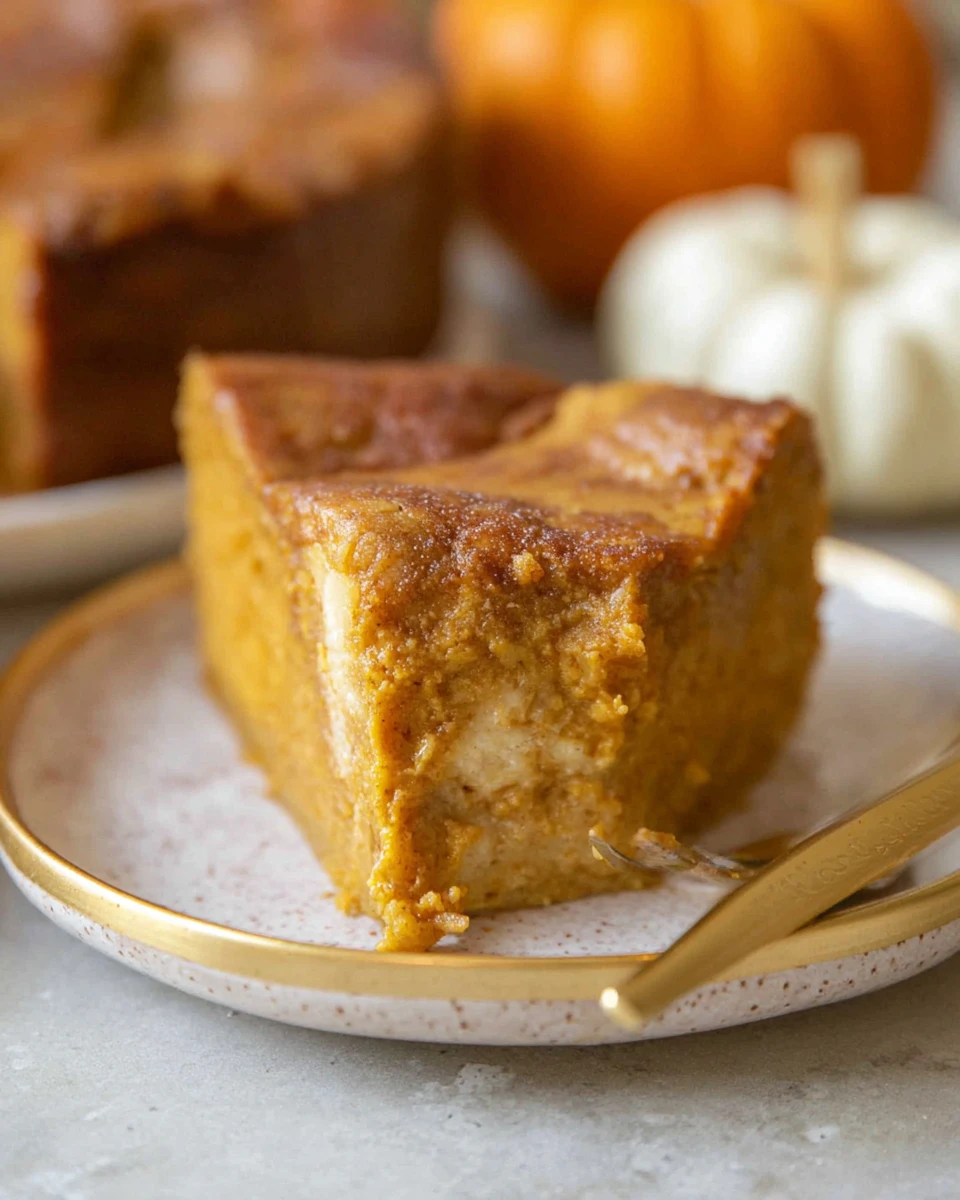 Pumpkin Gooey Butter Cake