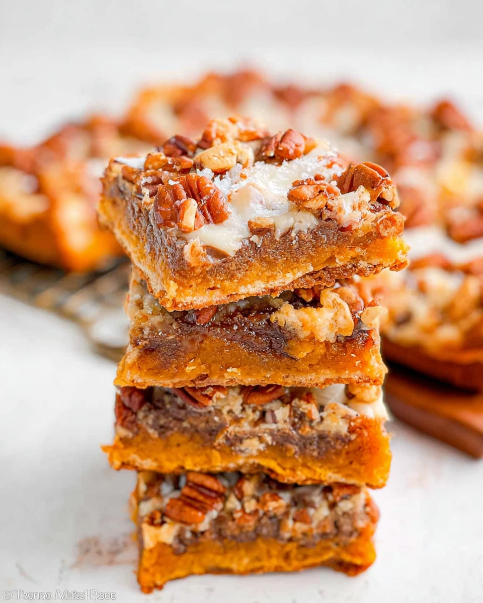Pumpkin Magic Bars