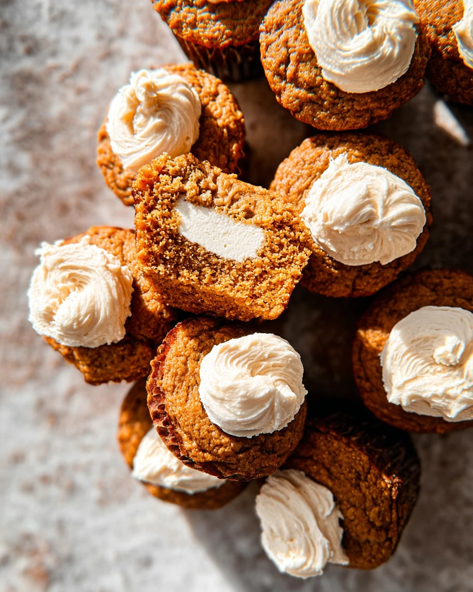 Pumpkin Muffins with Maple Cream Cheese Filling