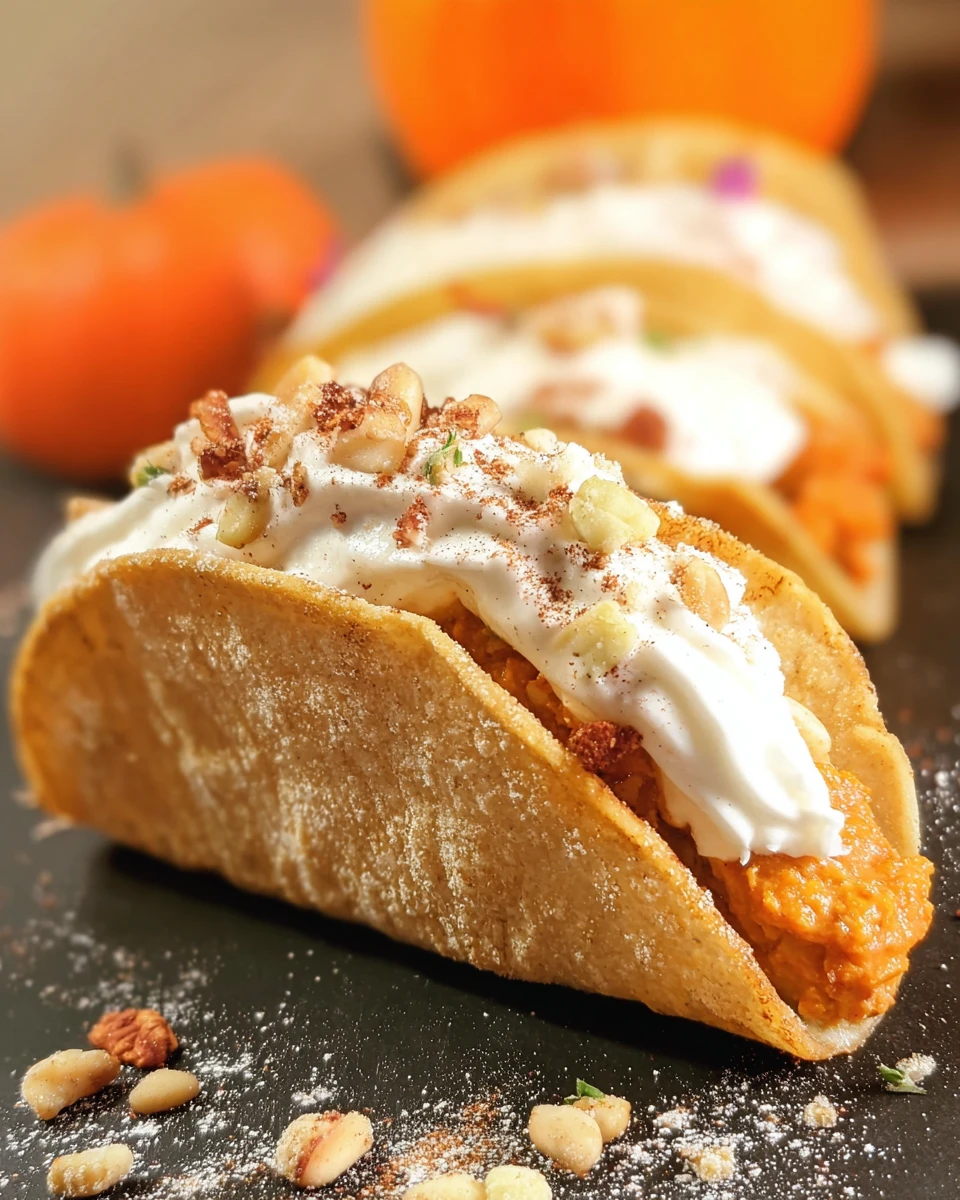 Pumpkin Pie Tacos