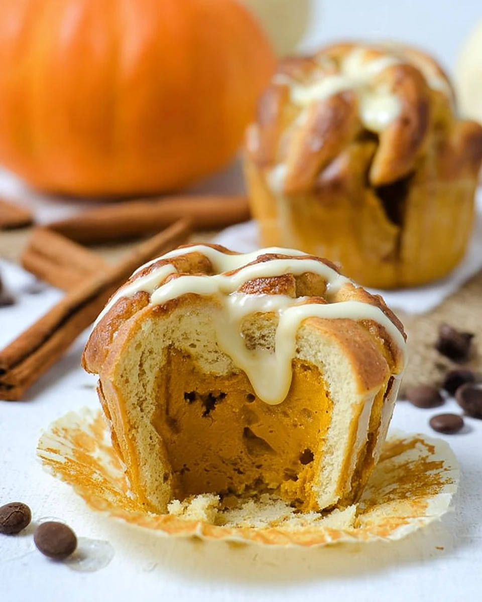 Pumpkin Roll Muffins