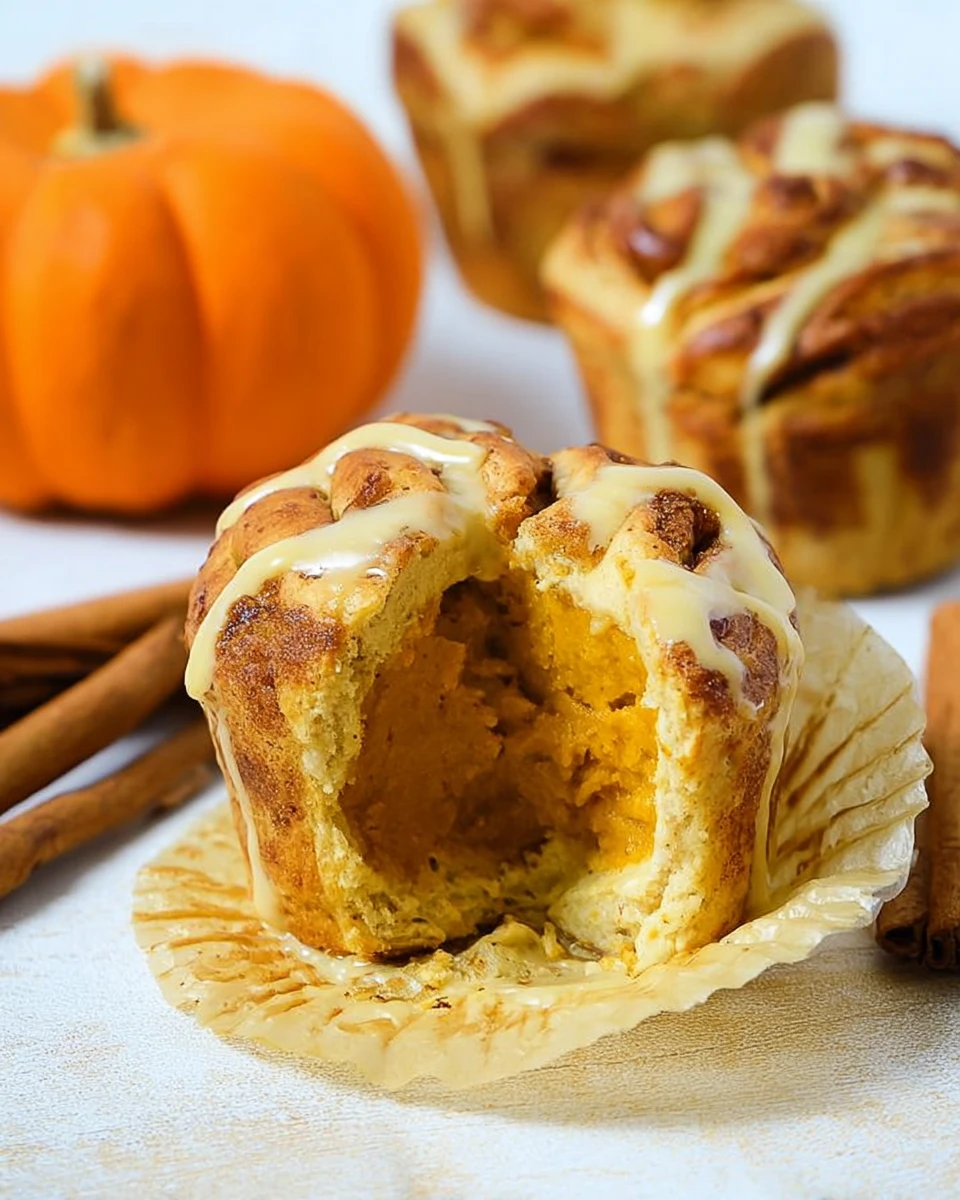 Pumpkin Roll Muffins
