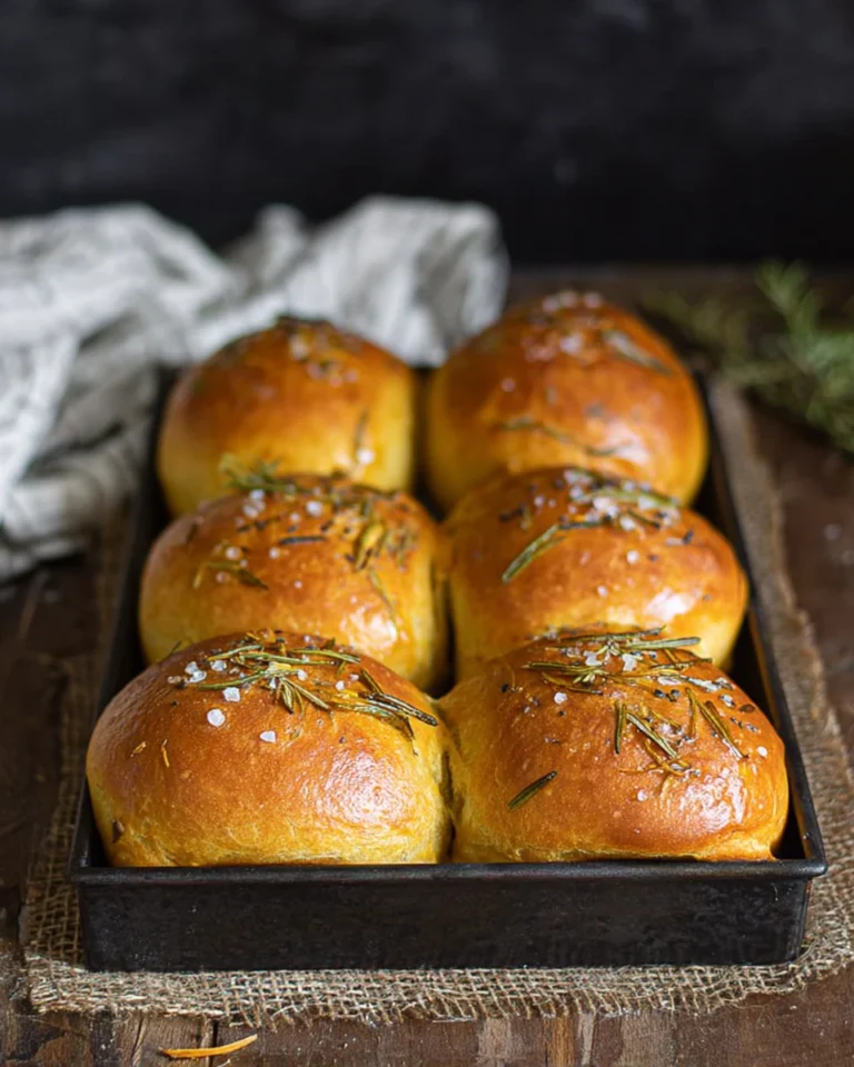Pumpkin Rolls with Rosemary and Sea Salt