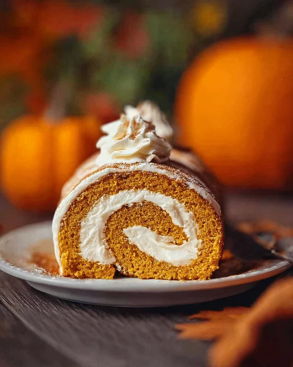 Pumpkin Spice Cake Roll
