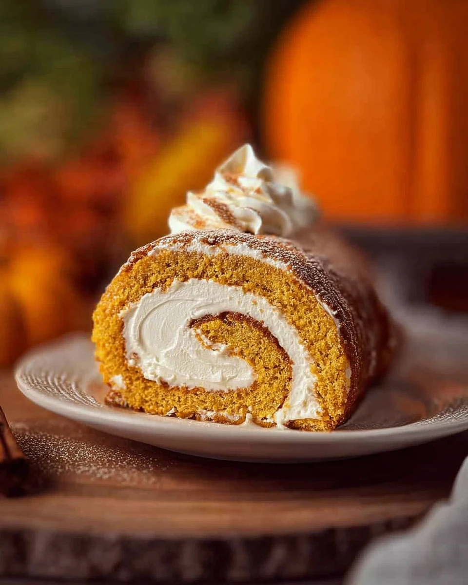 Pumpkin Spice Cake Roll