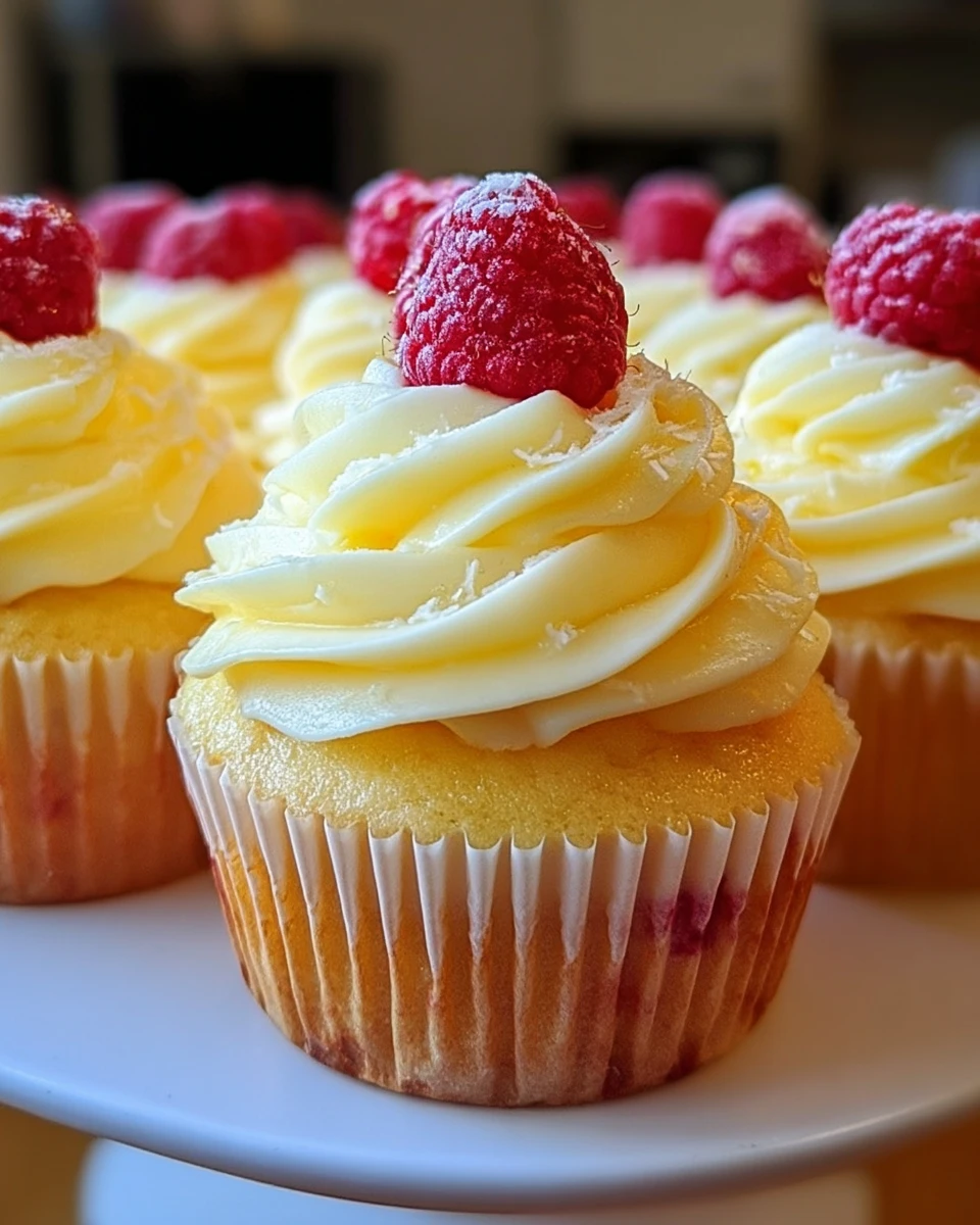 Raspberry Lemon Heaven Cupcakes