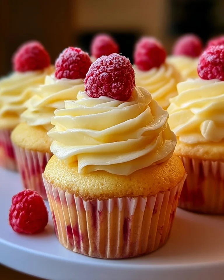 Raspberry Lemon Heaven Cupcakes