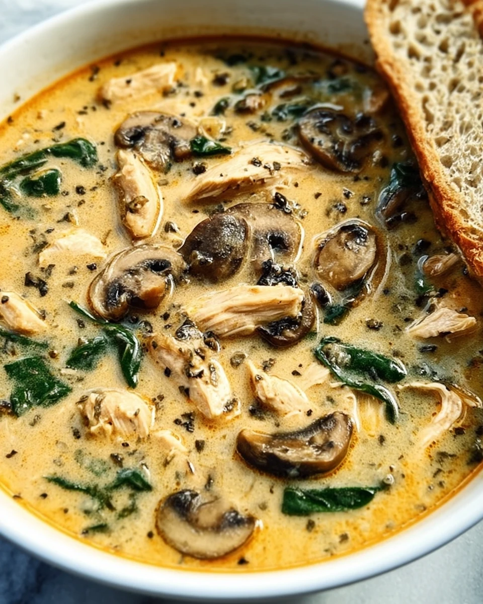 Rotisserie Chicken Mushroom Soup