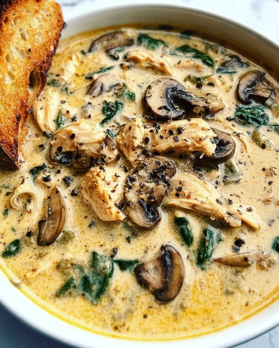 Rotisserie Chicken Mushroom Soup