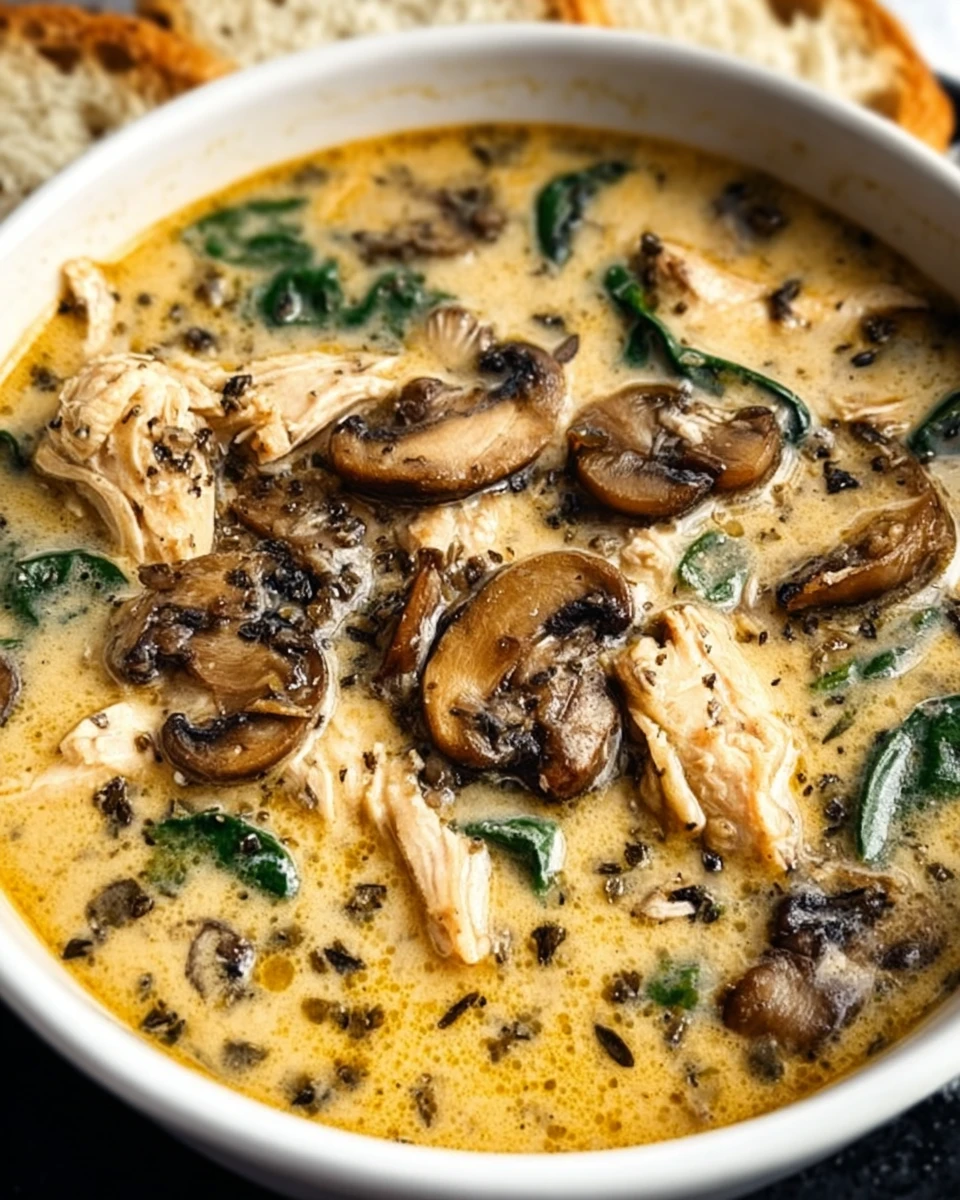 Rotisserie Chicken Mushroom Soup