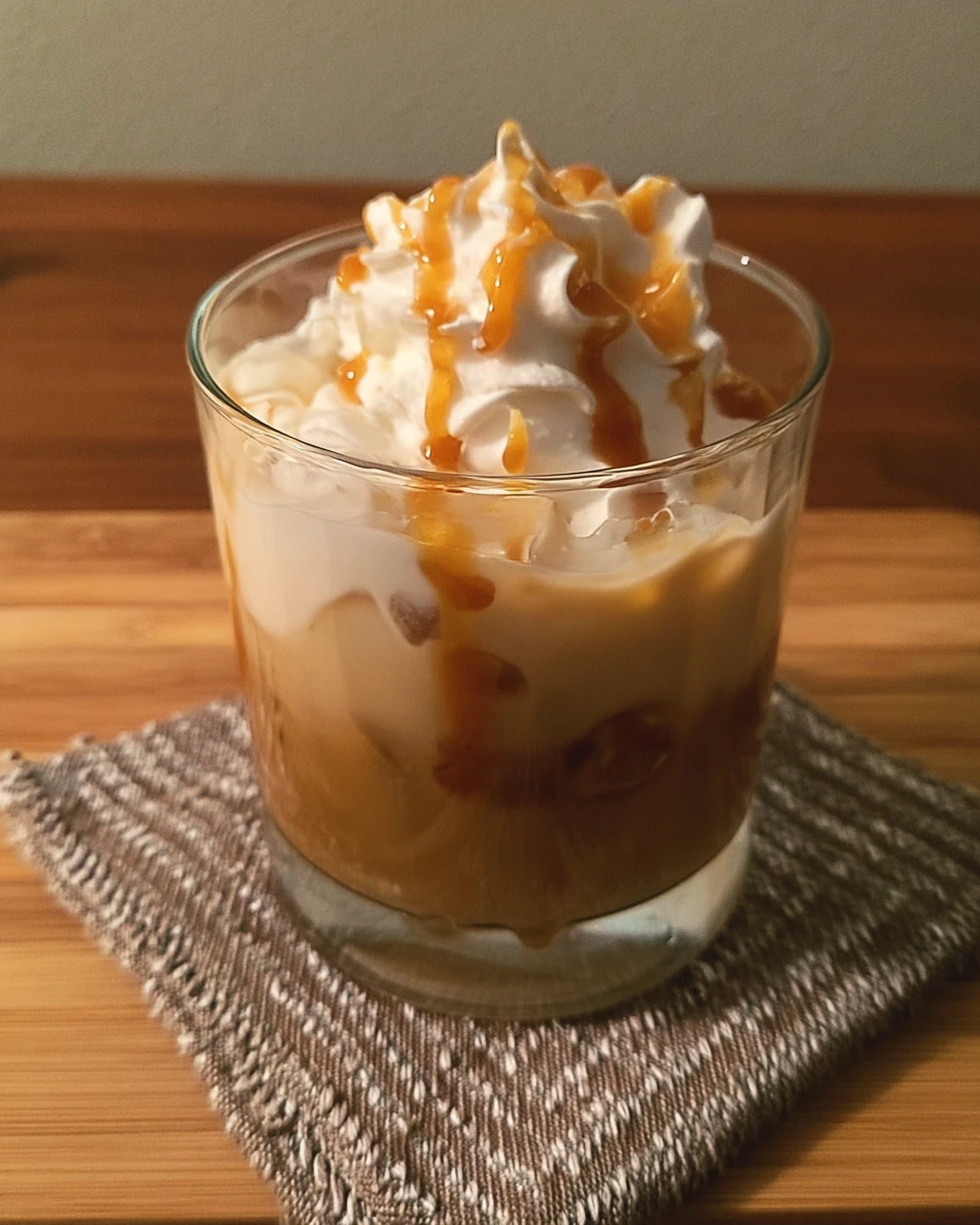 Salted Caramel White Russian Cocktail