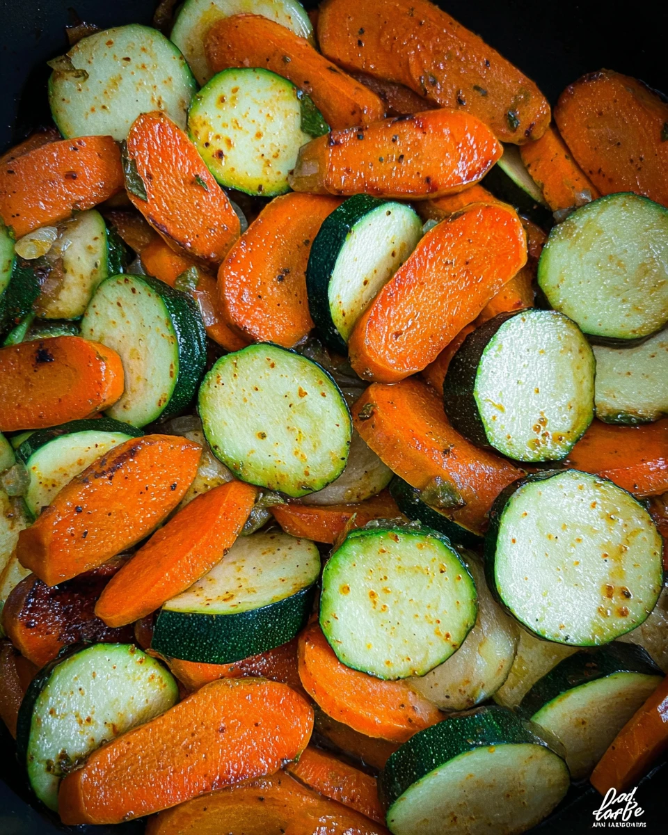 Sautéed Carrots and Zucchini