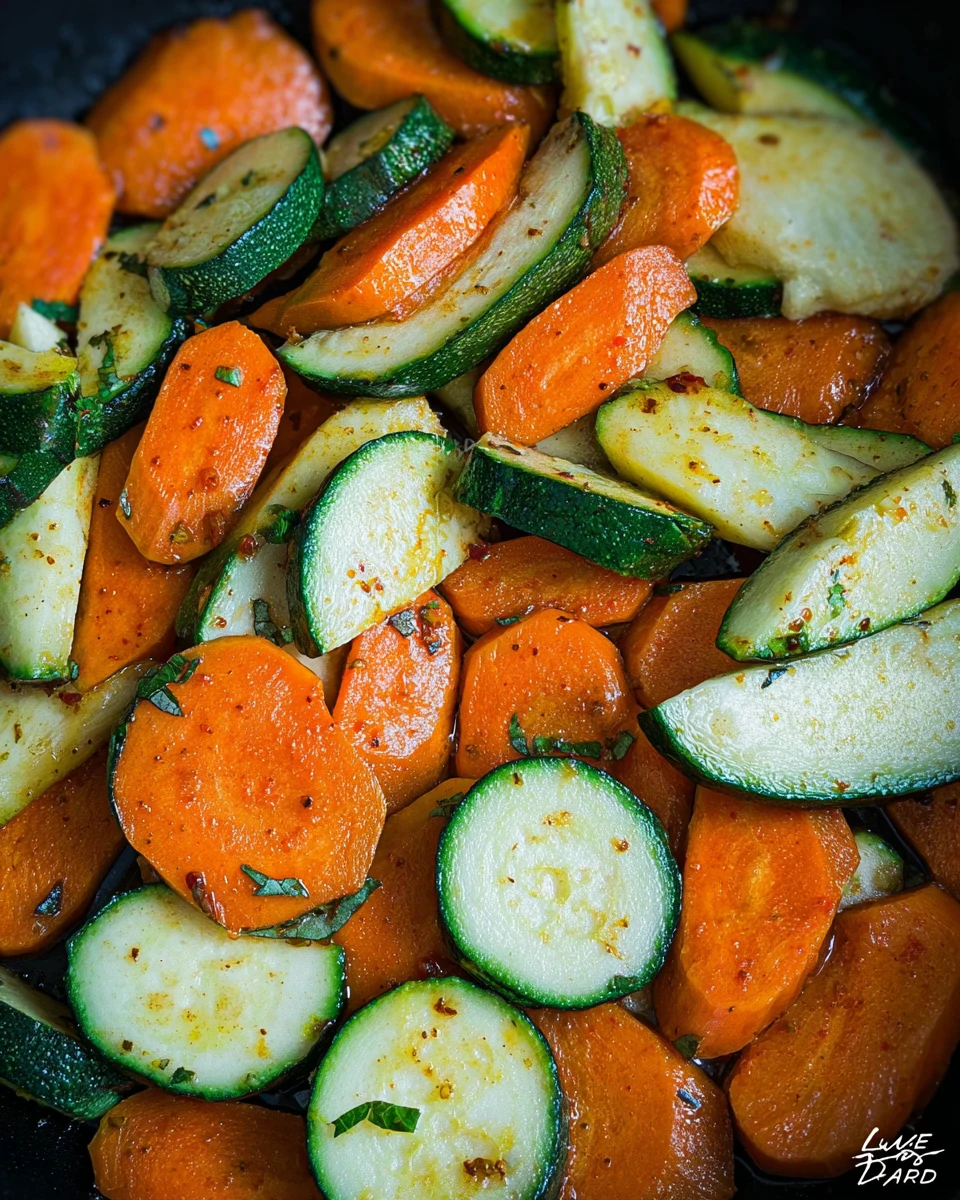 Sautéed Carrots and Zucchini