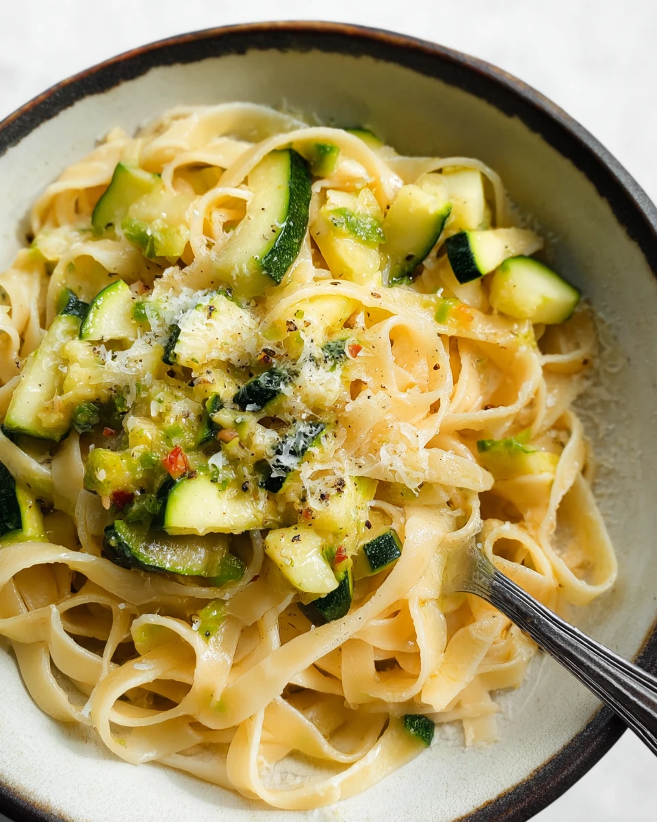 Simple Fresh Zucchini Pasta Sauce