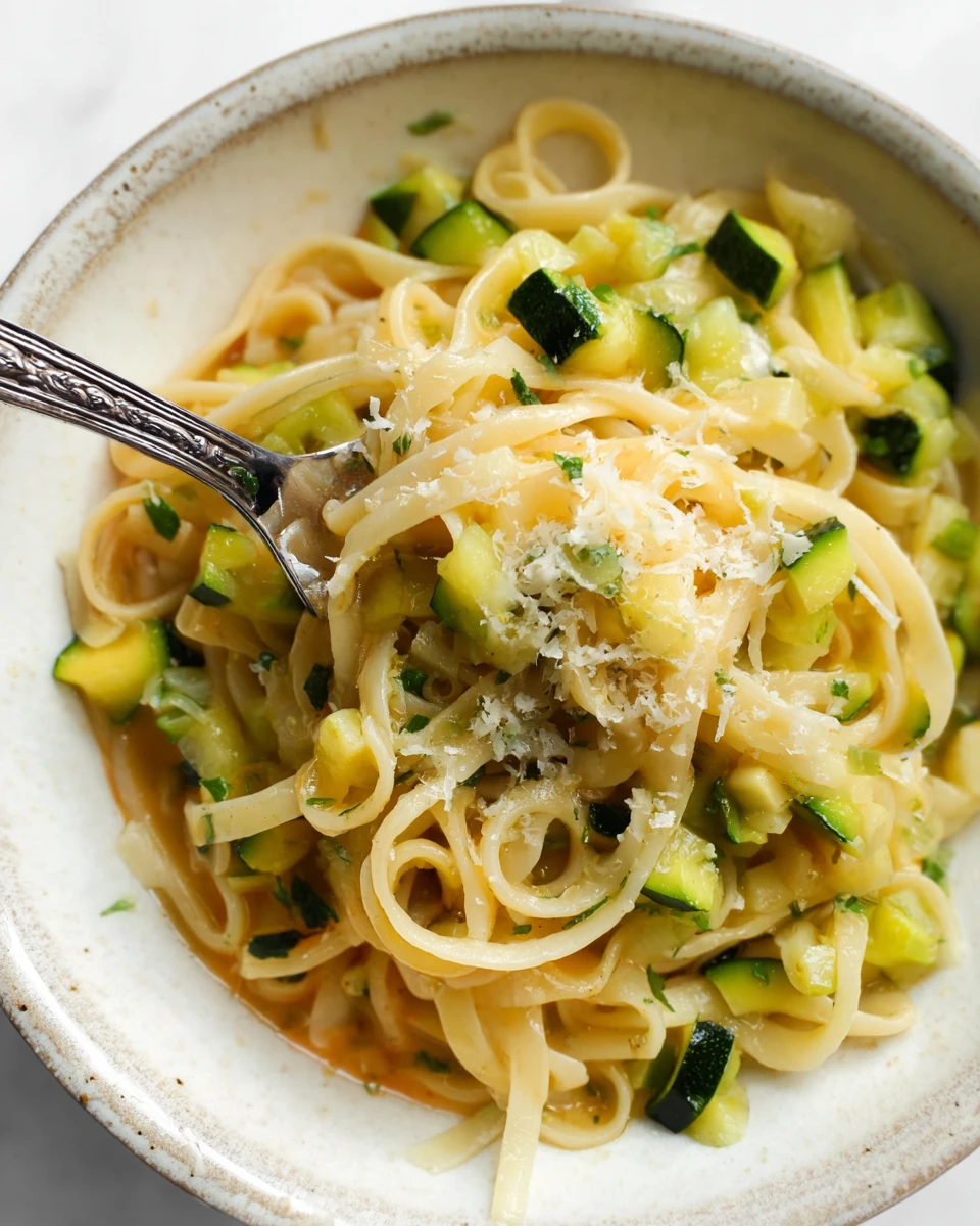 Simple Fresh Zucchini Pasta Sauce