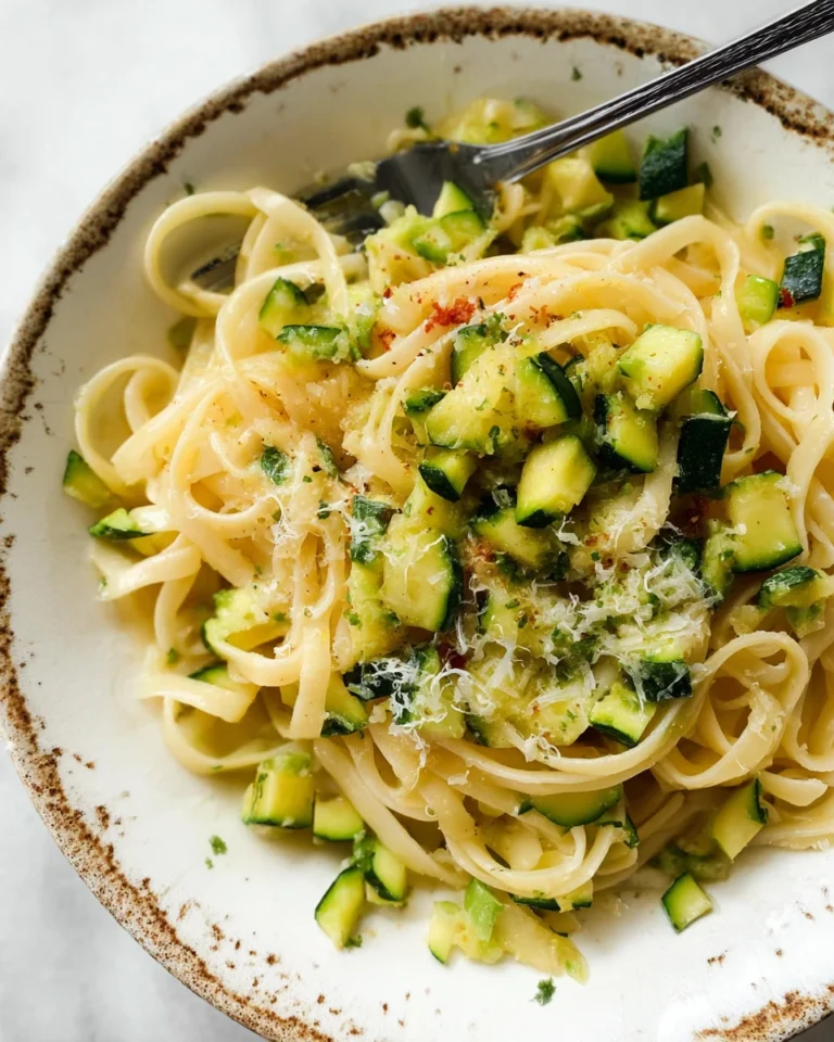 Simple Fresh Zucchini Pasta Sauce
