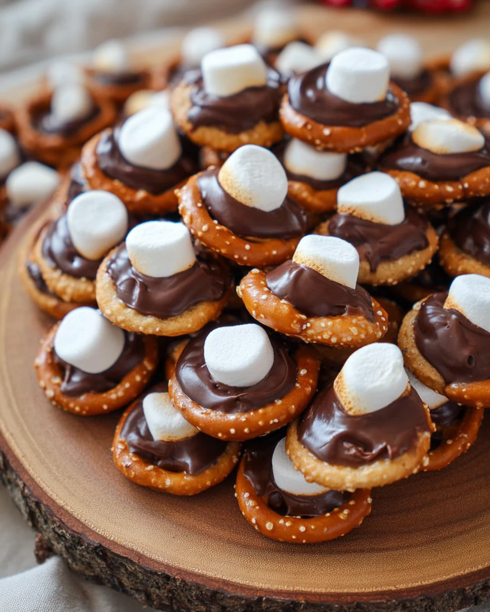 S’mores Pretzel Bites