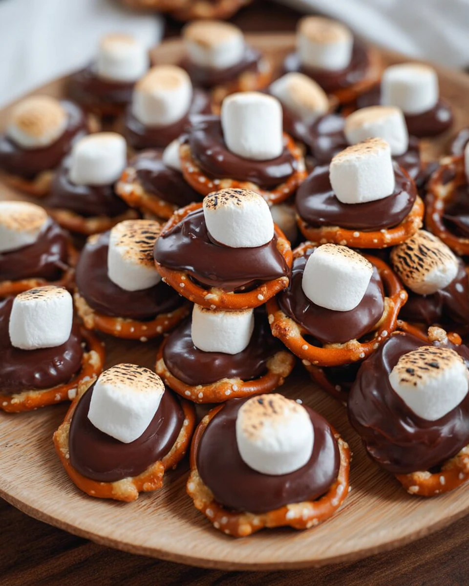 S’mores Pretzel Bites