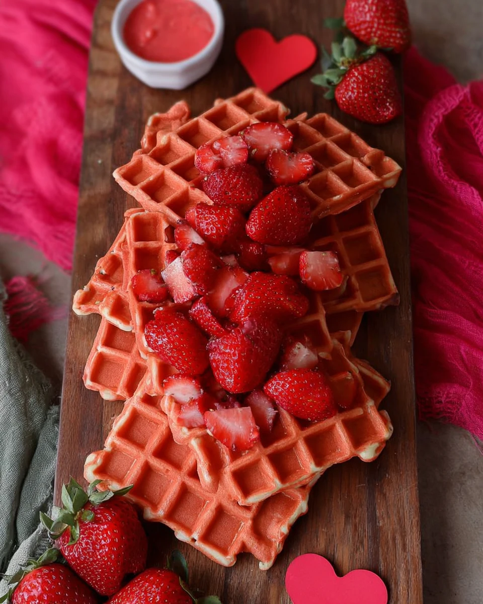 Strawberry Waffles