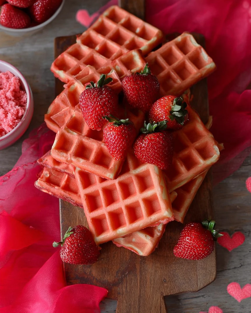 Strawberry Waffles