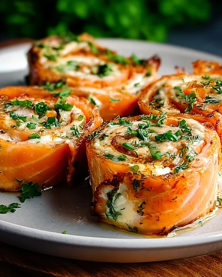 Stuffed Salmon Pinwheels