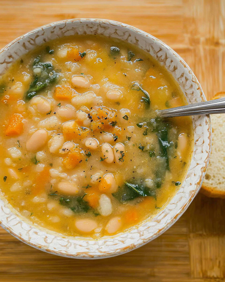 THE BEST WHITE BEAN SOUP