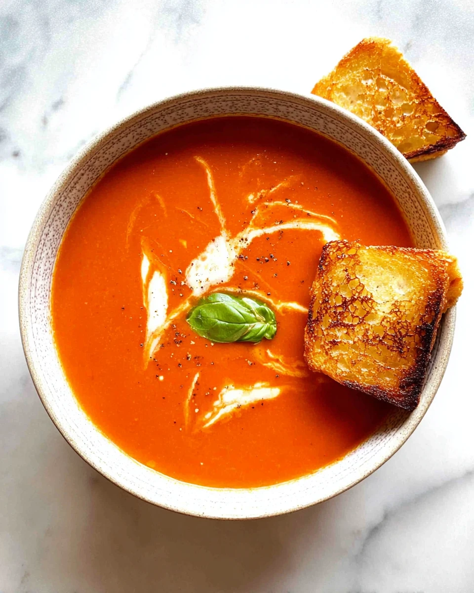 Tomato Soup with Fresh Tomatoes