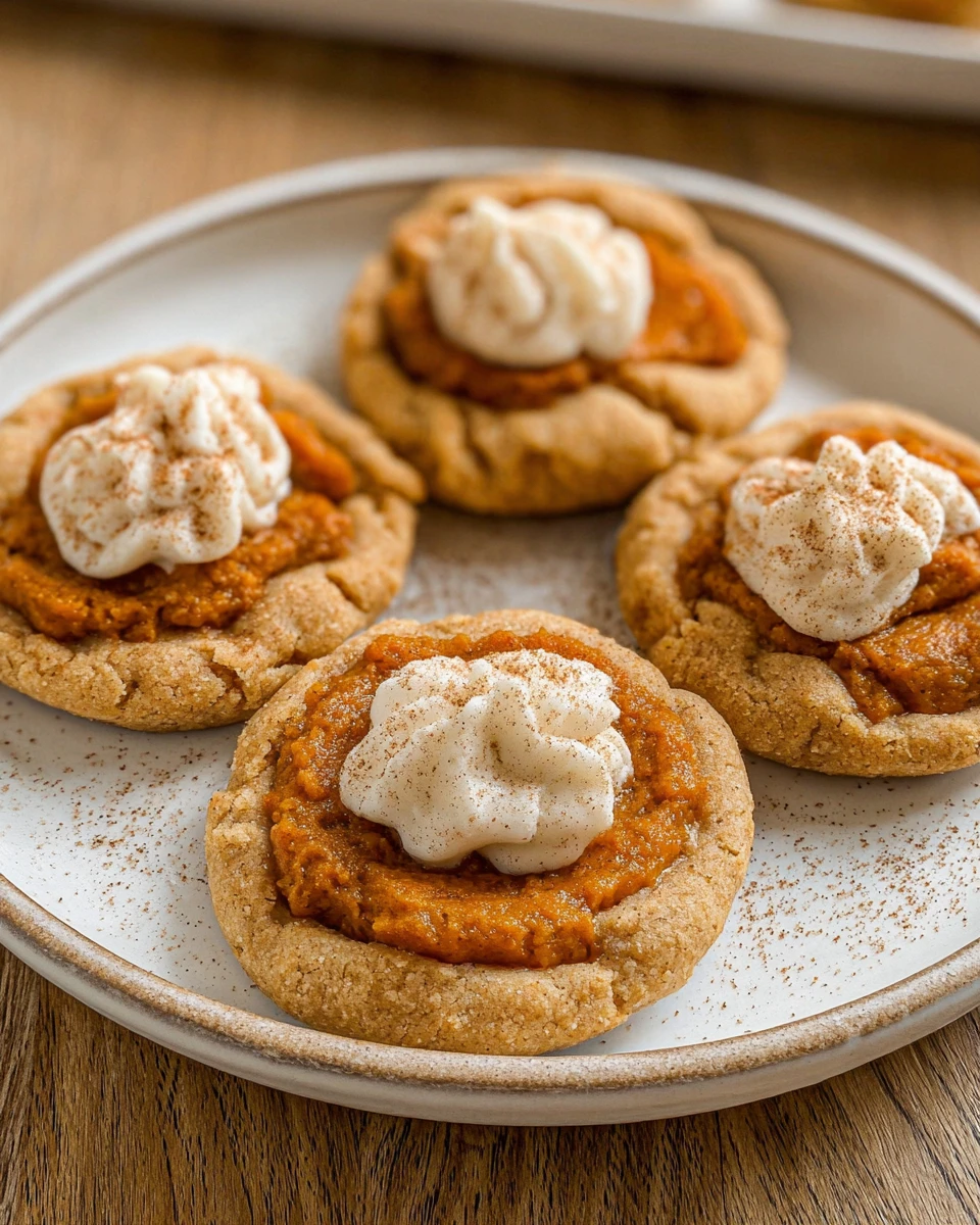 Vegan Pumpkin Pie Cookies