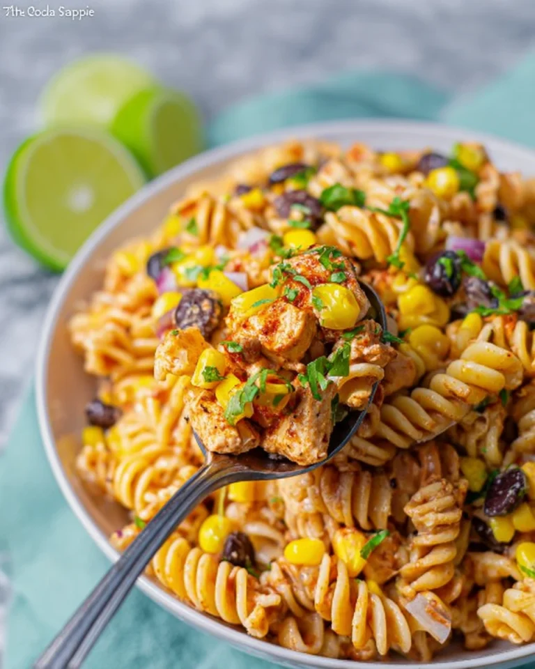 Zesty Chicken Enchilada Pasta Salad