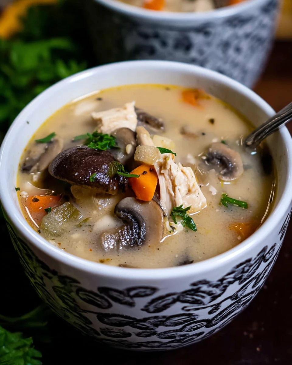 30 Minute Chicken Mushroom Soup