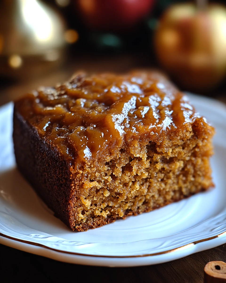Amish Applesauce Cake