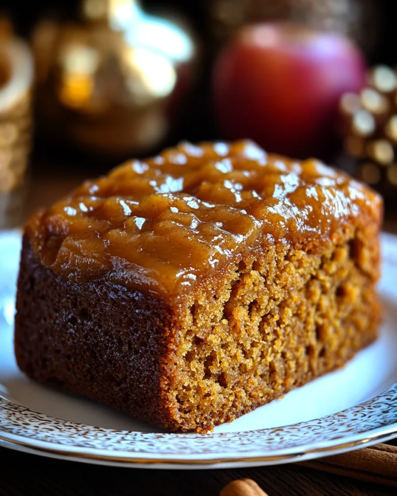 Amish Applesauce Cake