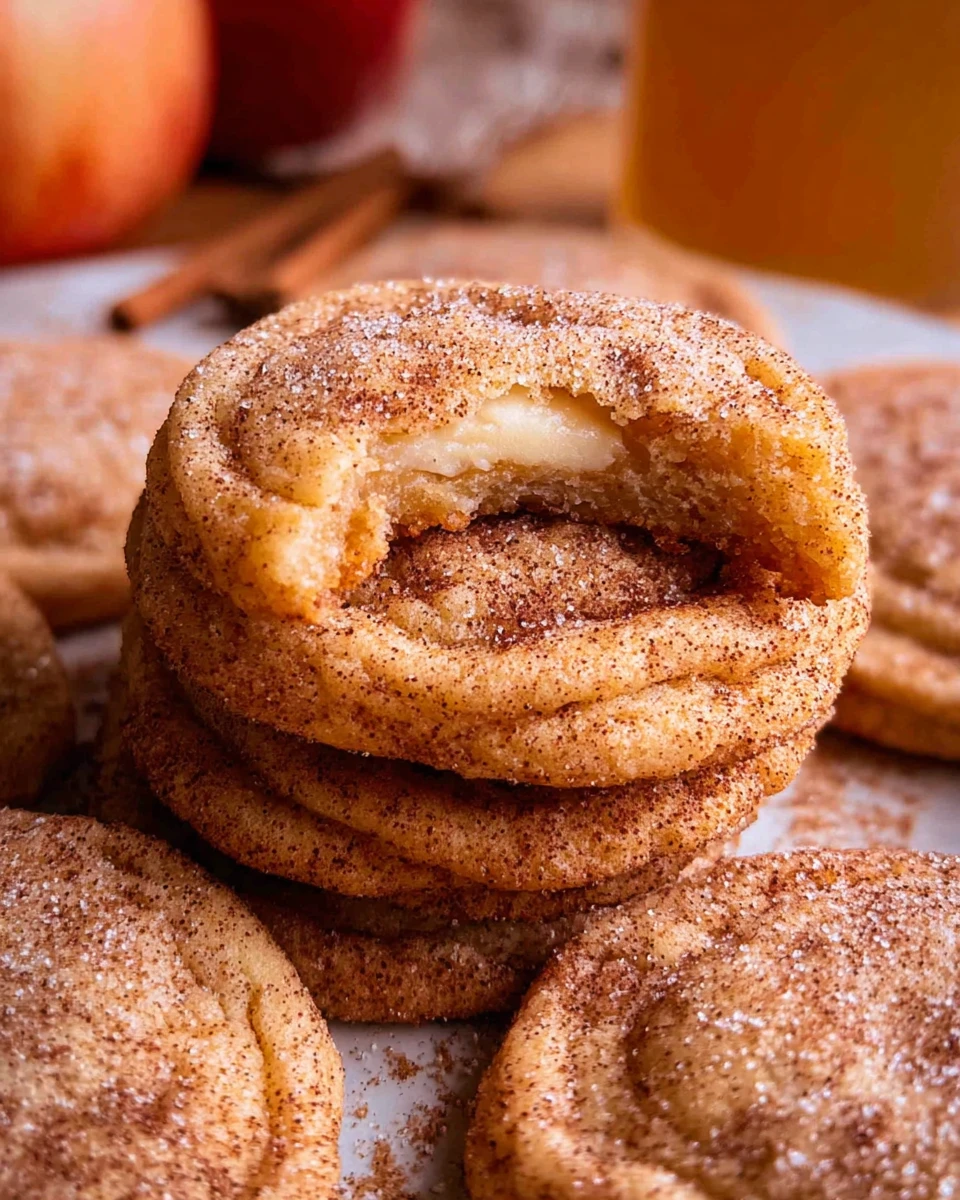 Apple Cider Cheesecake Cookies