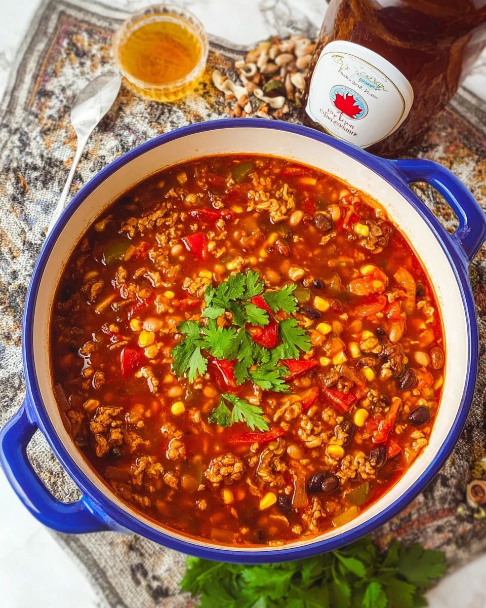 Bacon & Maple Turkey Chili