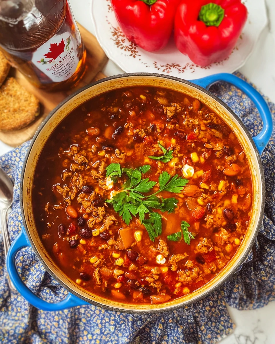 Bacon & Maple Turkey Chili
