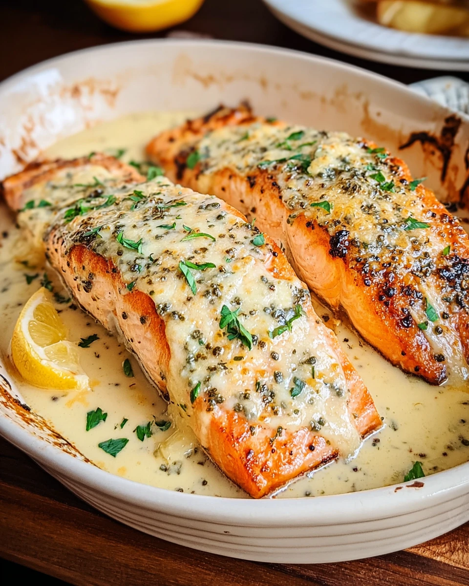 Baked Boursin Salmon