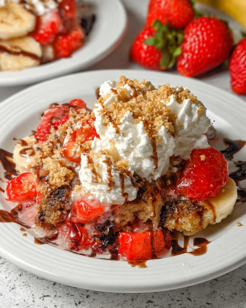 Banana Split Dump Cake