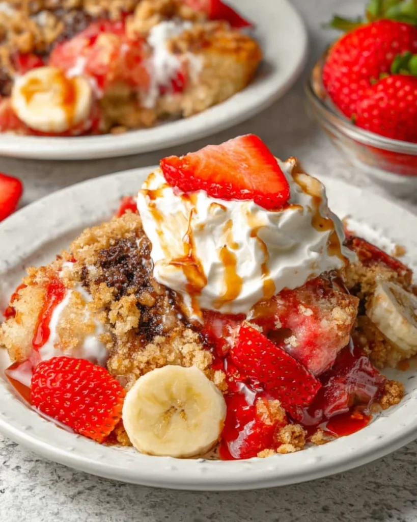 Banana Split Dump Cake