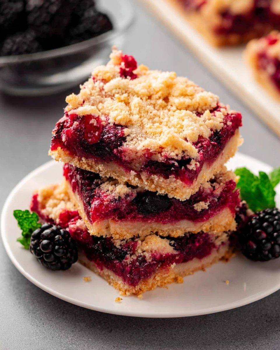 Blackberry Pie Bars
