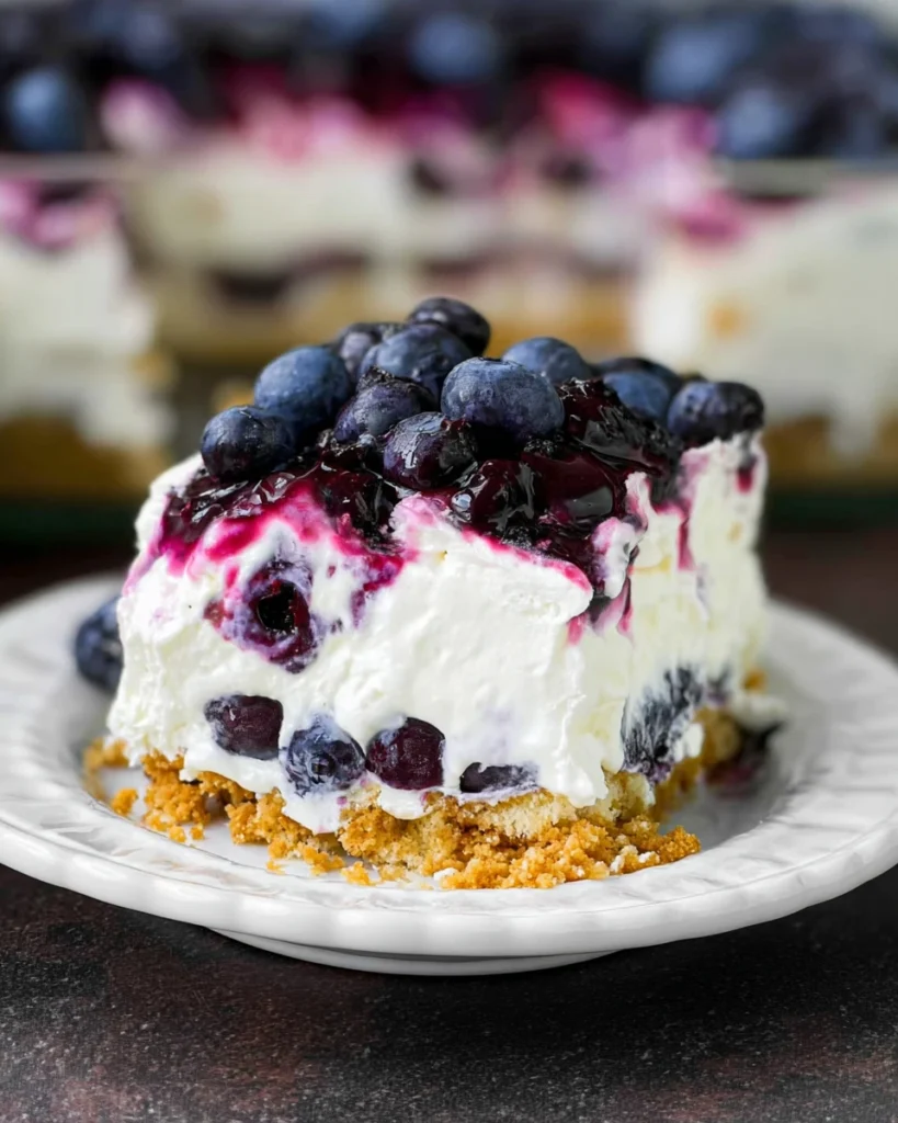 Blueberry Delight Lush Dessert