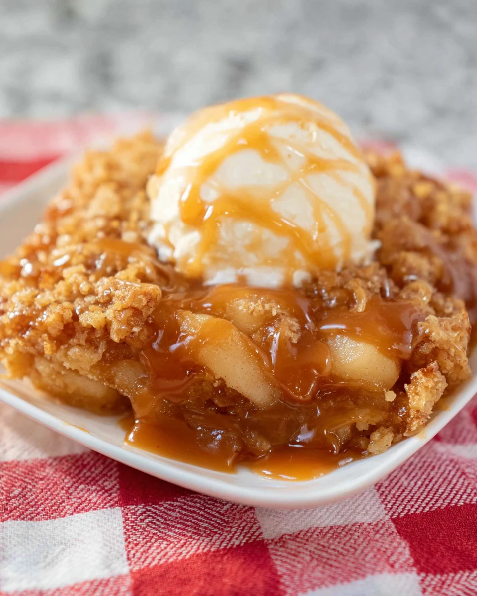 Caramel Apple Dump Cake