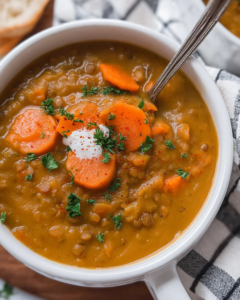 Carrot and Lentil Soup