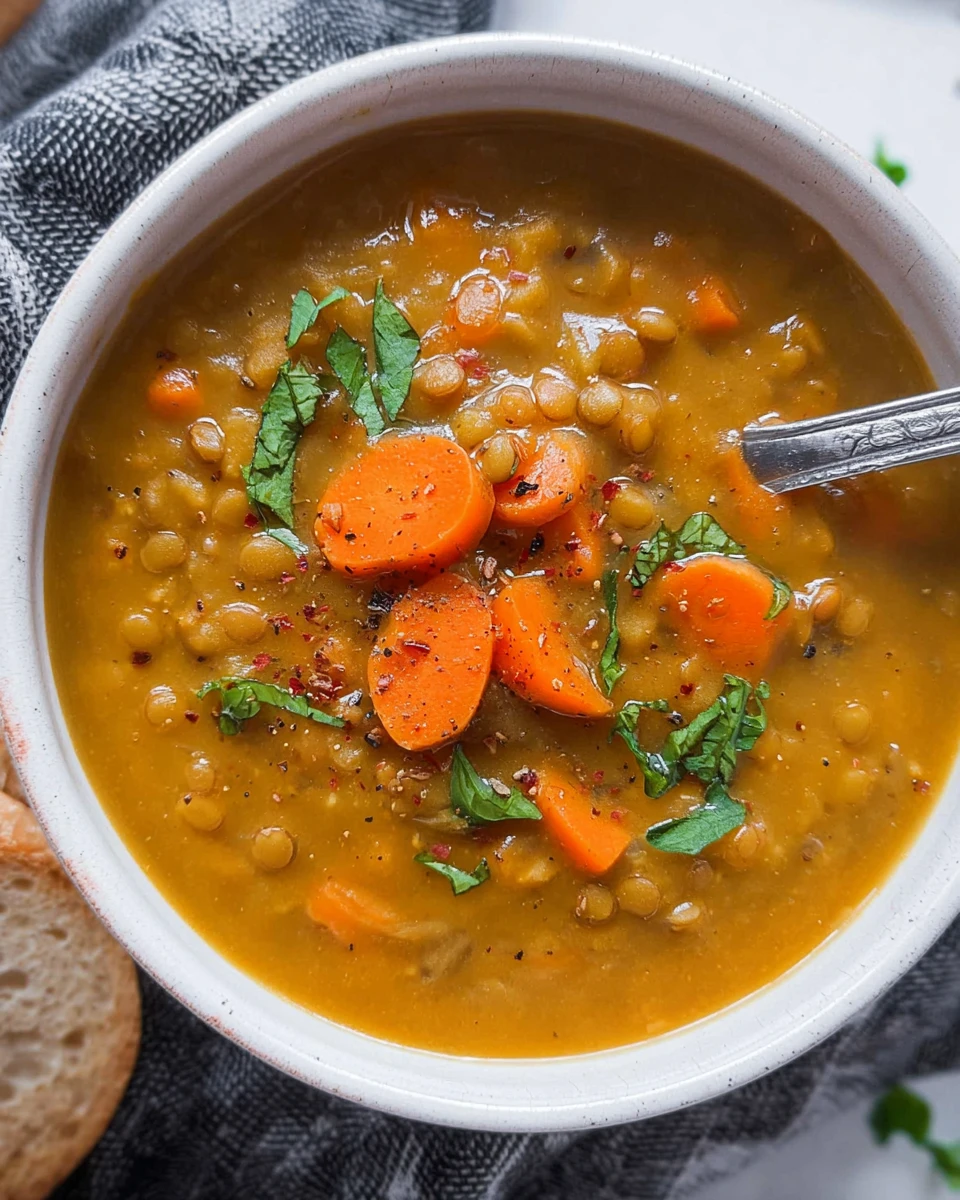 Carrot and Lentil Soup