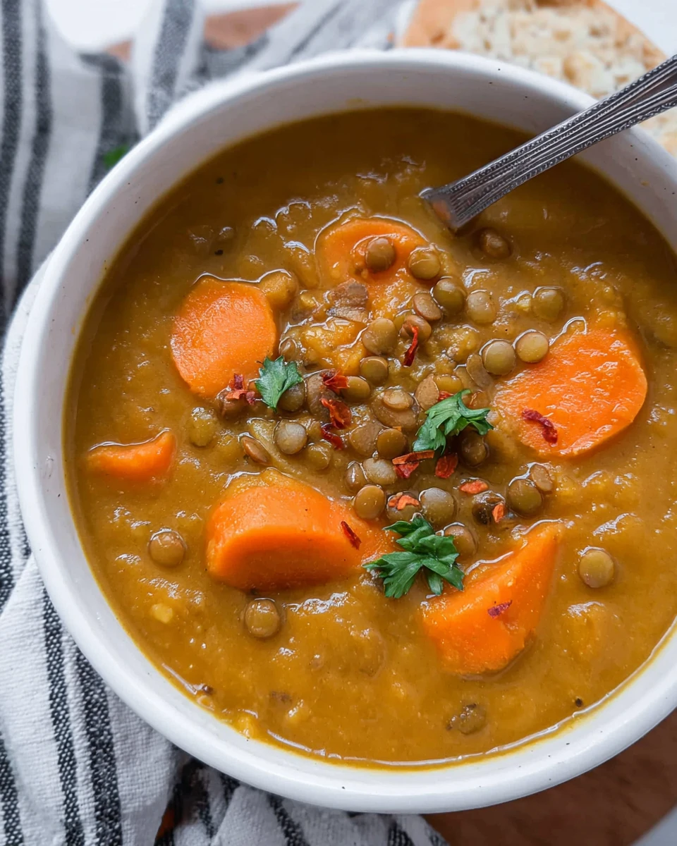 Carrot and Lentil Soup