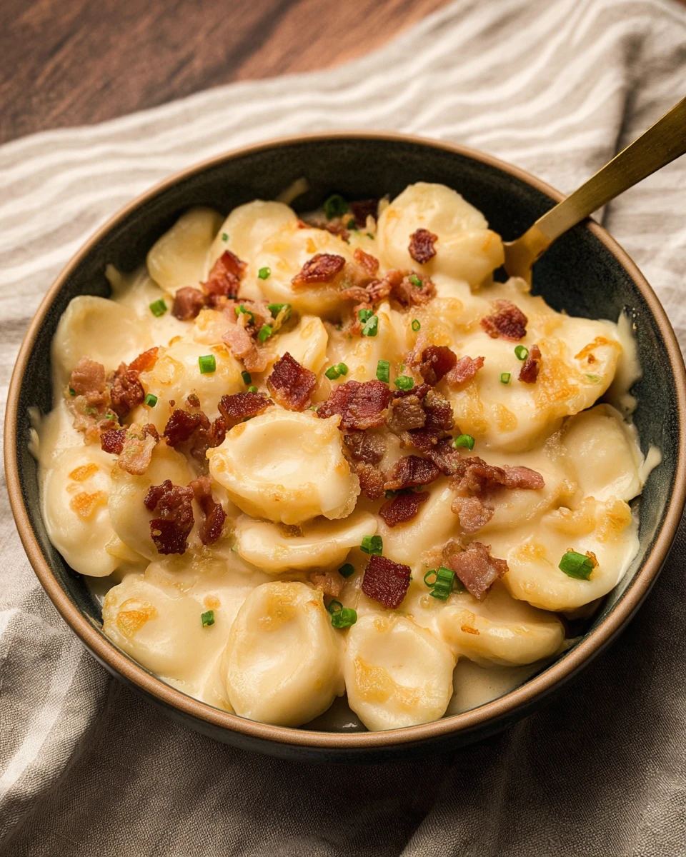 Cauliflower and Bacon Macaroni and Cheese